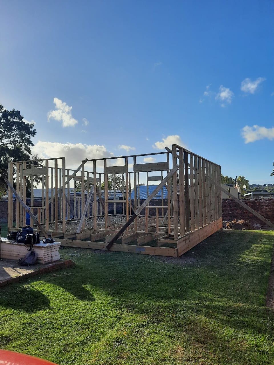 A building under construction in the Eastern Cape